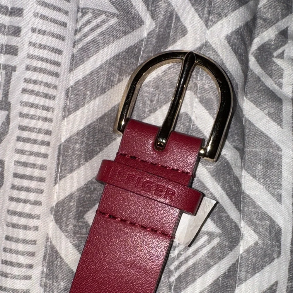 Red Tommy Hilfiger Belt